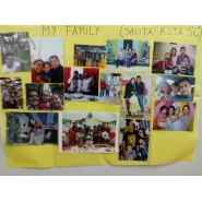 Trabajitos sobre la familia en Ingles con Salita de 5 años